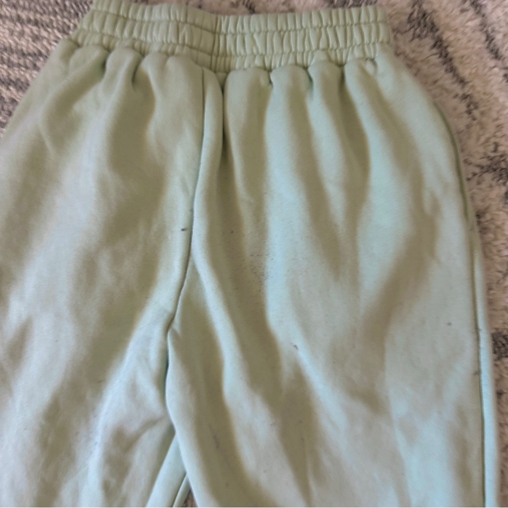 C O M F R T 💚 Pastel Collection Green Heavy Weight Sweat Pants Joggers - Picture 4 of 8